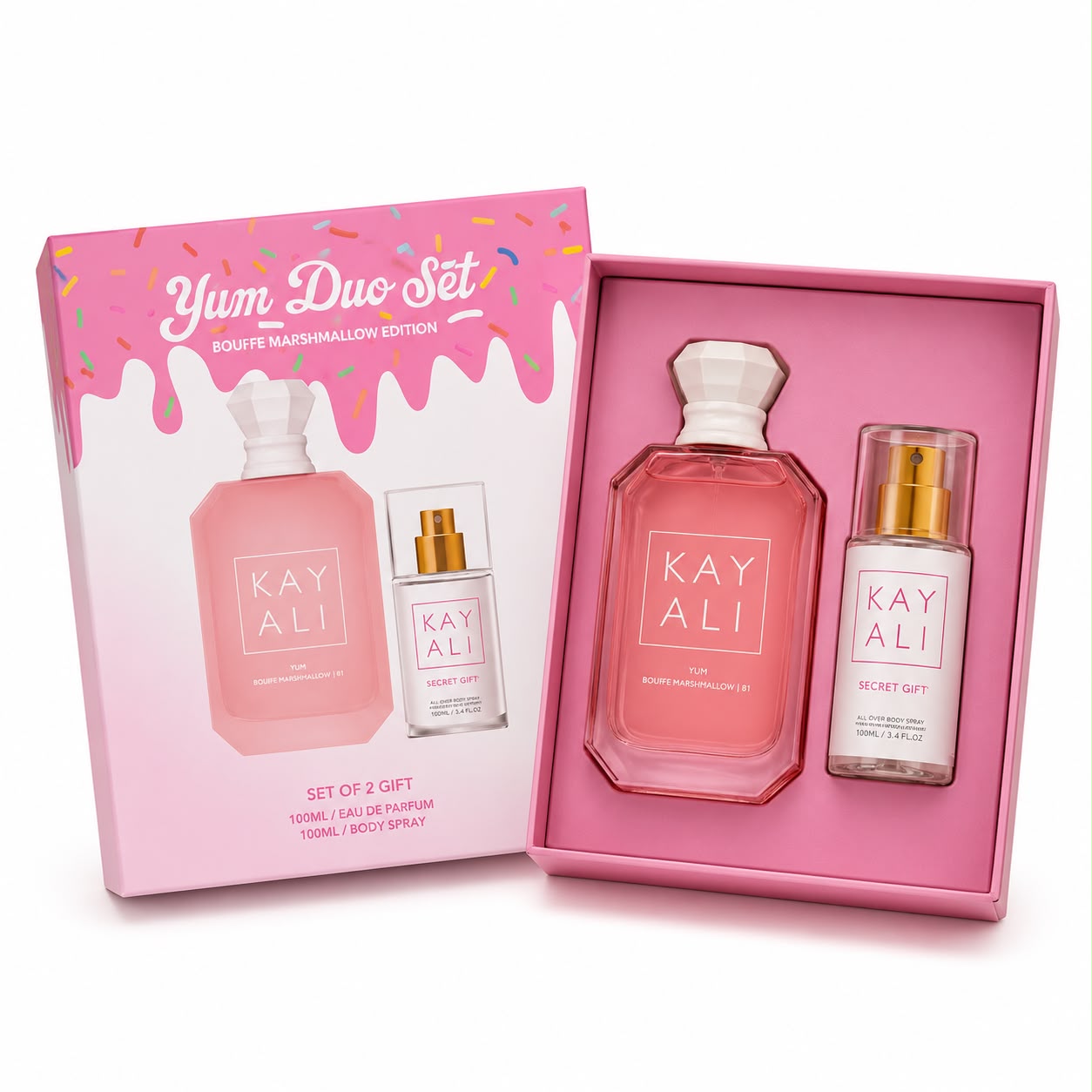 طقم كايالي يوم بوفيه مارشميلو – Kayali Yum Bouffee Marshmallow Duo Set